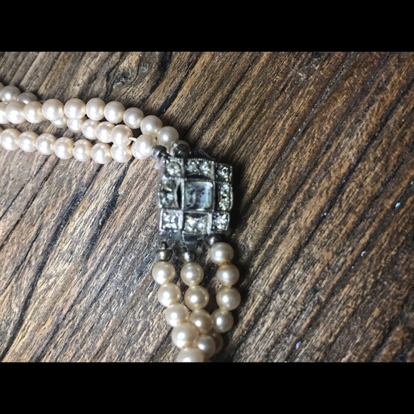 Vintage Pearl Strand three row - Picture 5 of 5